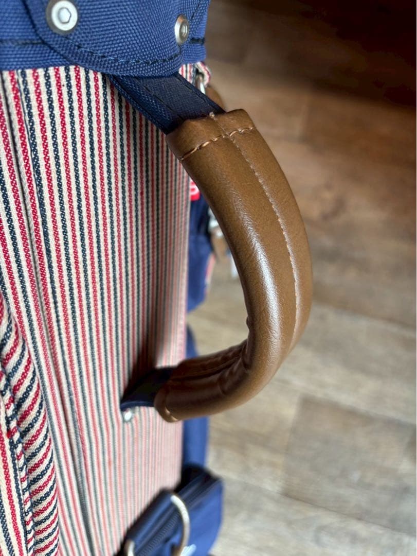 Callaway ゴルフバッグ ストライプ オレンジ/ネイビー