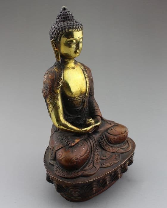 地蔵 菩薩 観音 釈迦摩尼仏 銅製 仏像 彫刻 置物 開運 風水