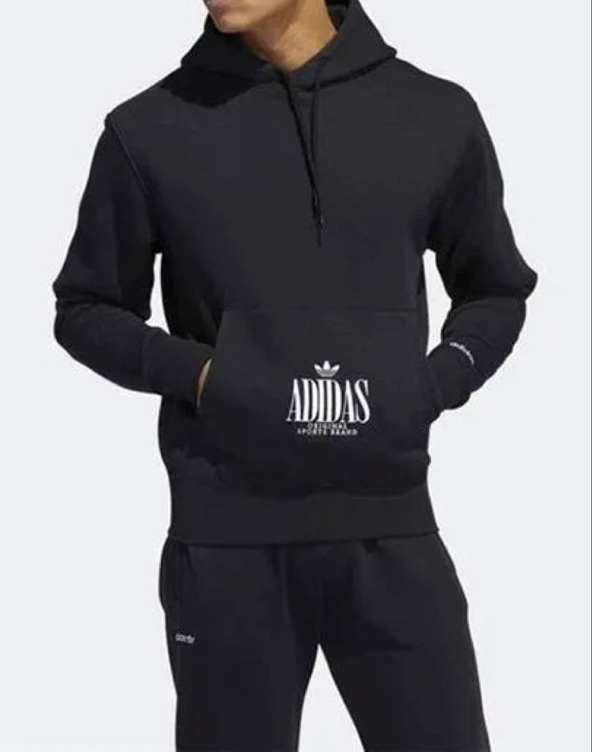 【新品未使用】アディダススウェット上下セット黒XL