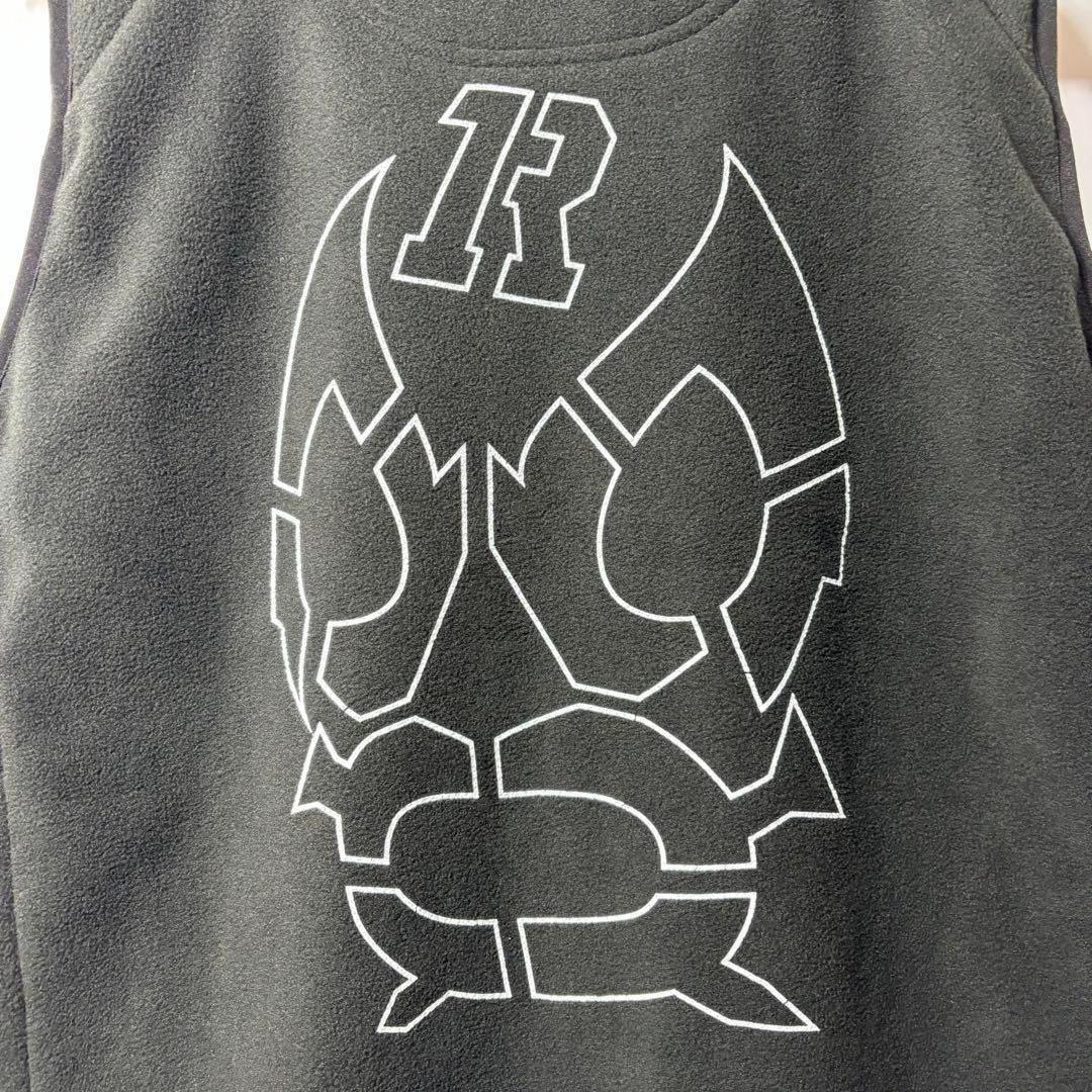 新品 ラッセルノ ゴルフ フリース ベスト ブラック M 4