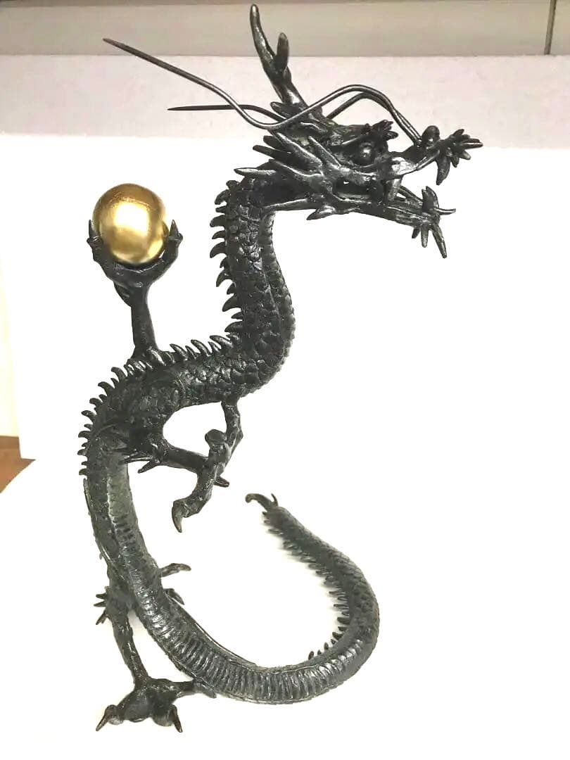 銅製・特大龍「左向き」