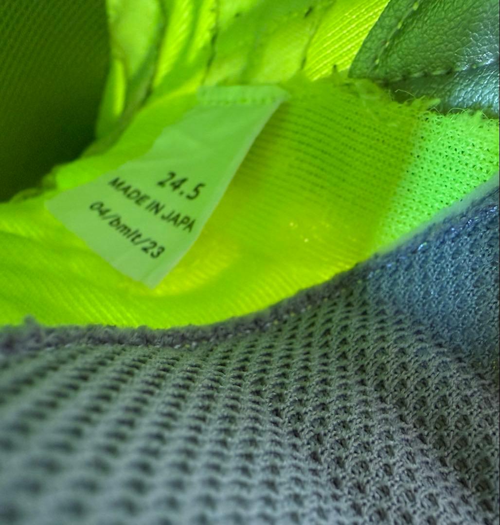 完売　ビモロシューズ　蛍光イエロー　ネオンイエロー　24.5cm