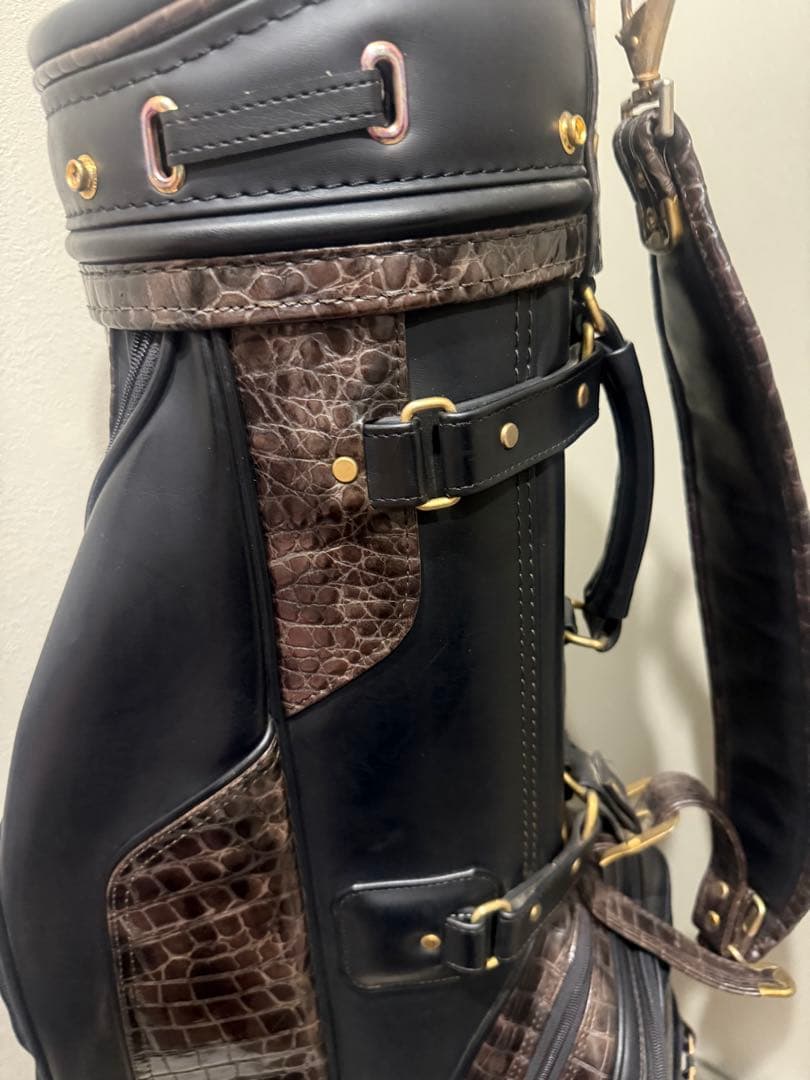 ブルガリ　ゴルフ　キャディ　バッグ　ヴィンテージ キャディバッグ　ゴルフバッグ