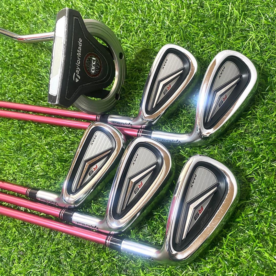 テーラーメイド R9 スーパーマックス クラブセット 9本 右 L レディース