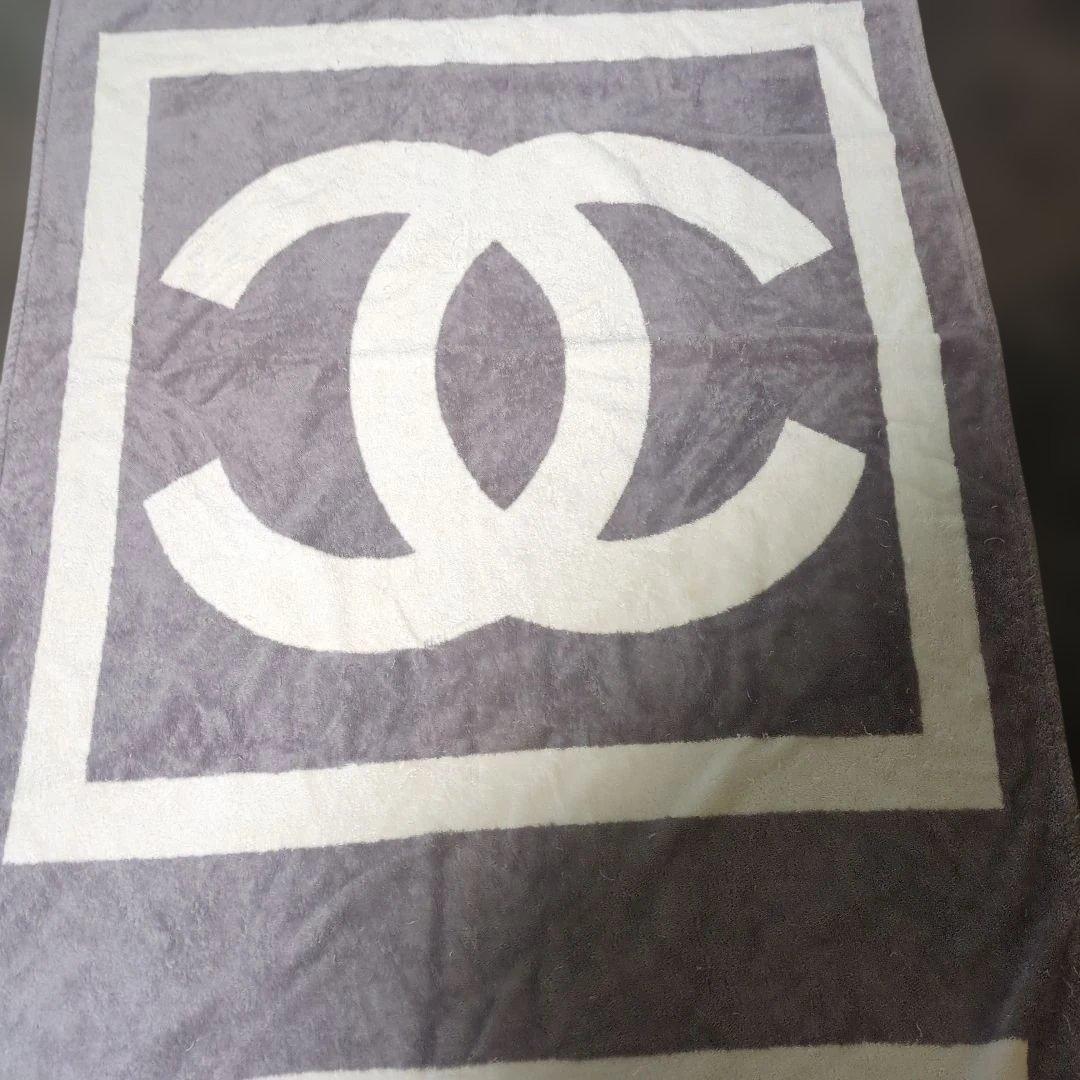 CHANEL♡大判ビーチタオル 150×100cm位♡