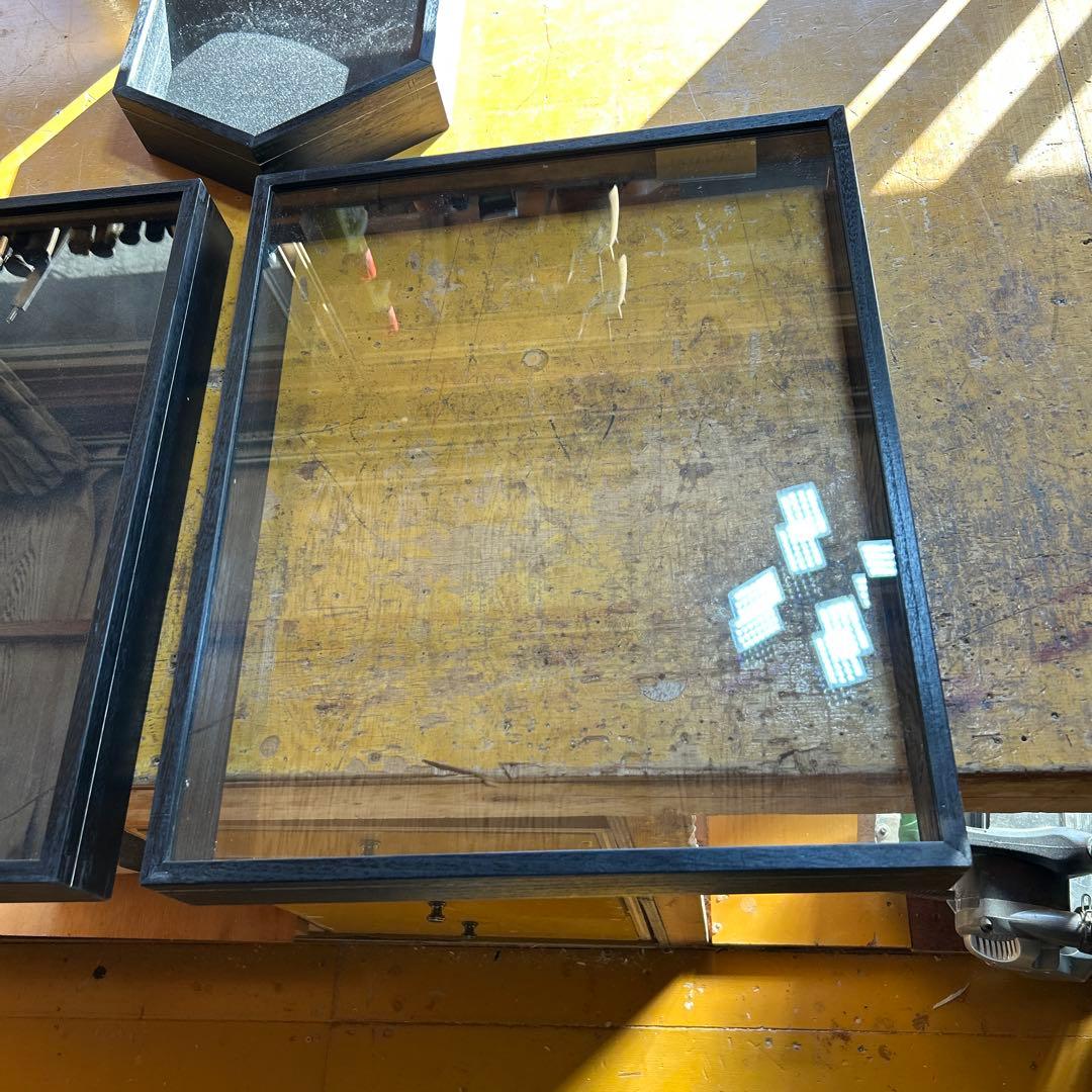 大型標本箱　2箱　6角標本箱　1箱