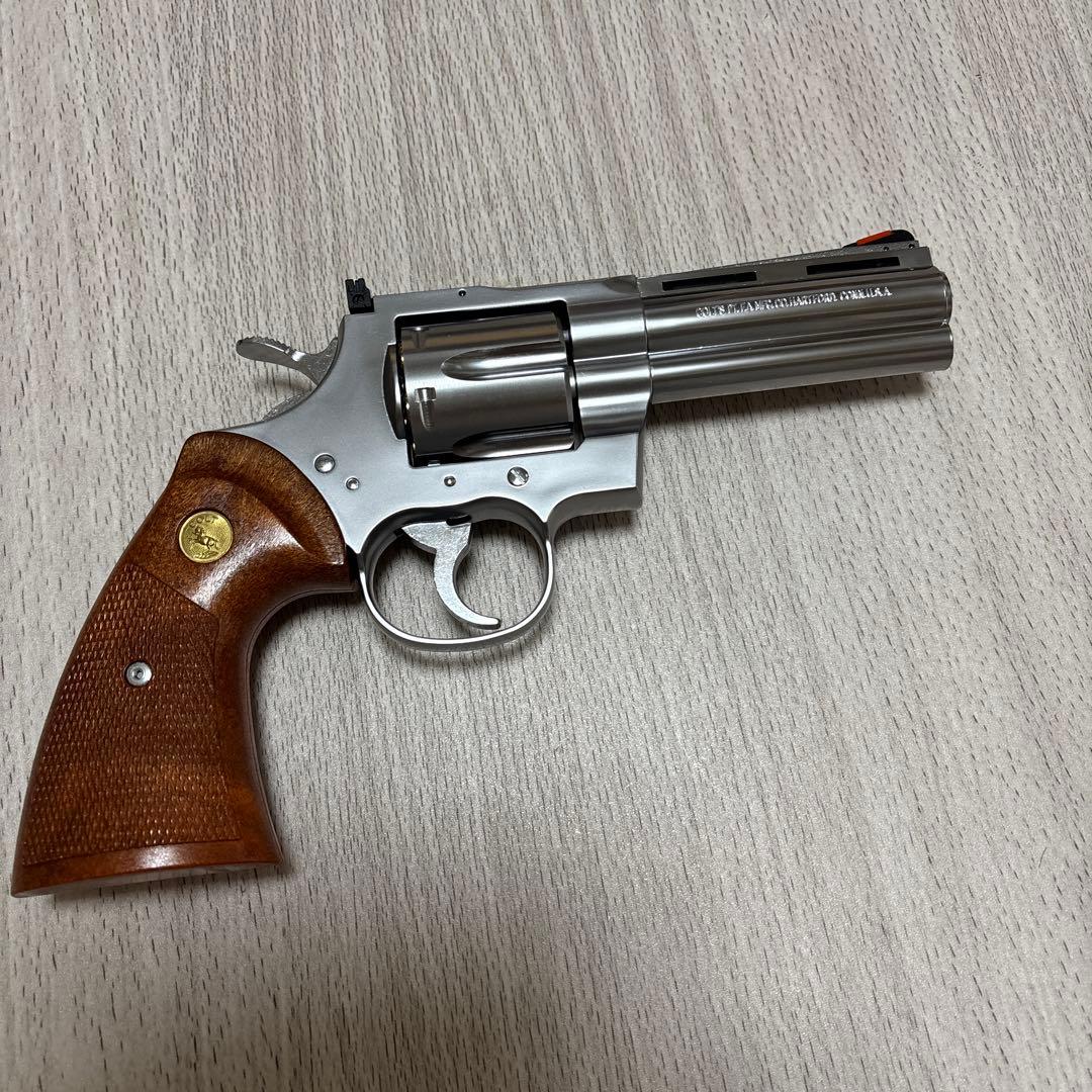 amu タナカコルトパイソンR-model 4インチステンレスガスガン