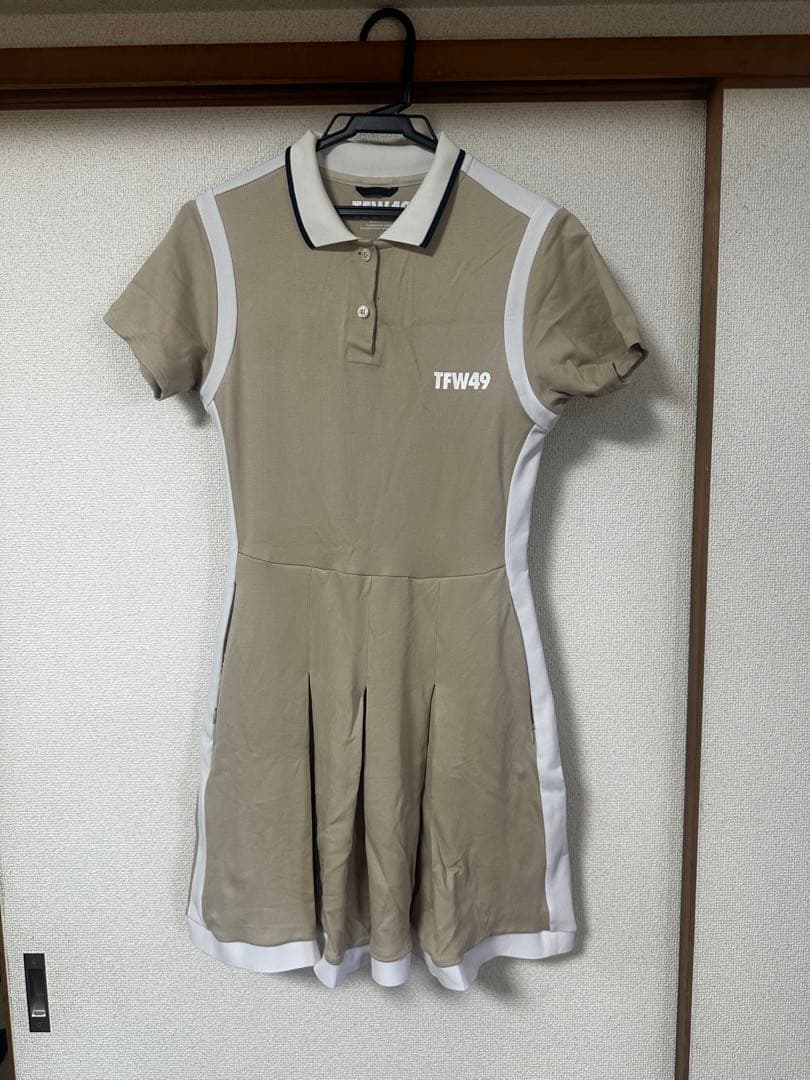 TFW49 ゴルフワンピース Mサイズ ベージュ