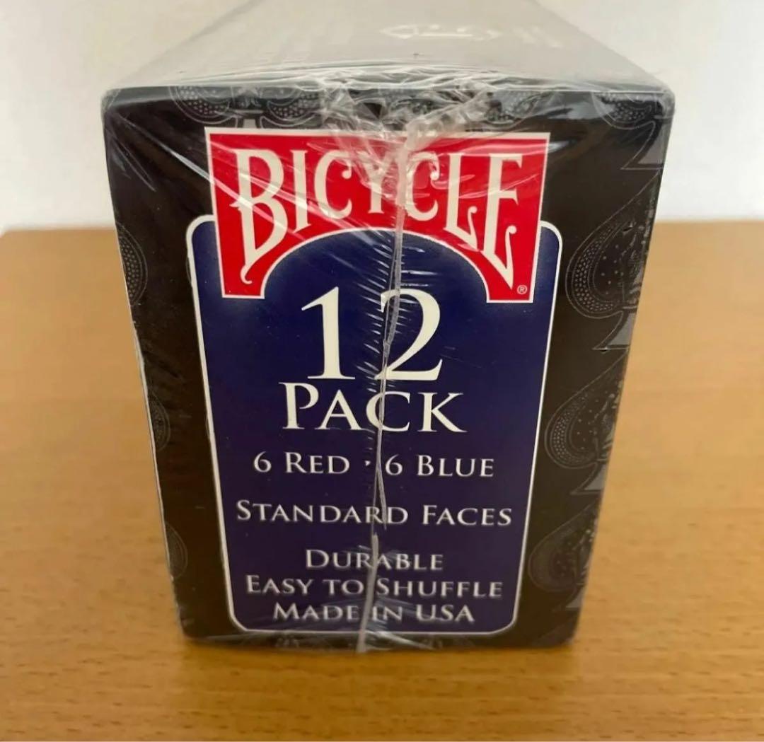 バイスクル トランプ ライダーバック 青赤 12個パック