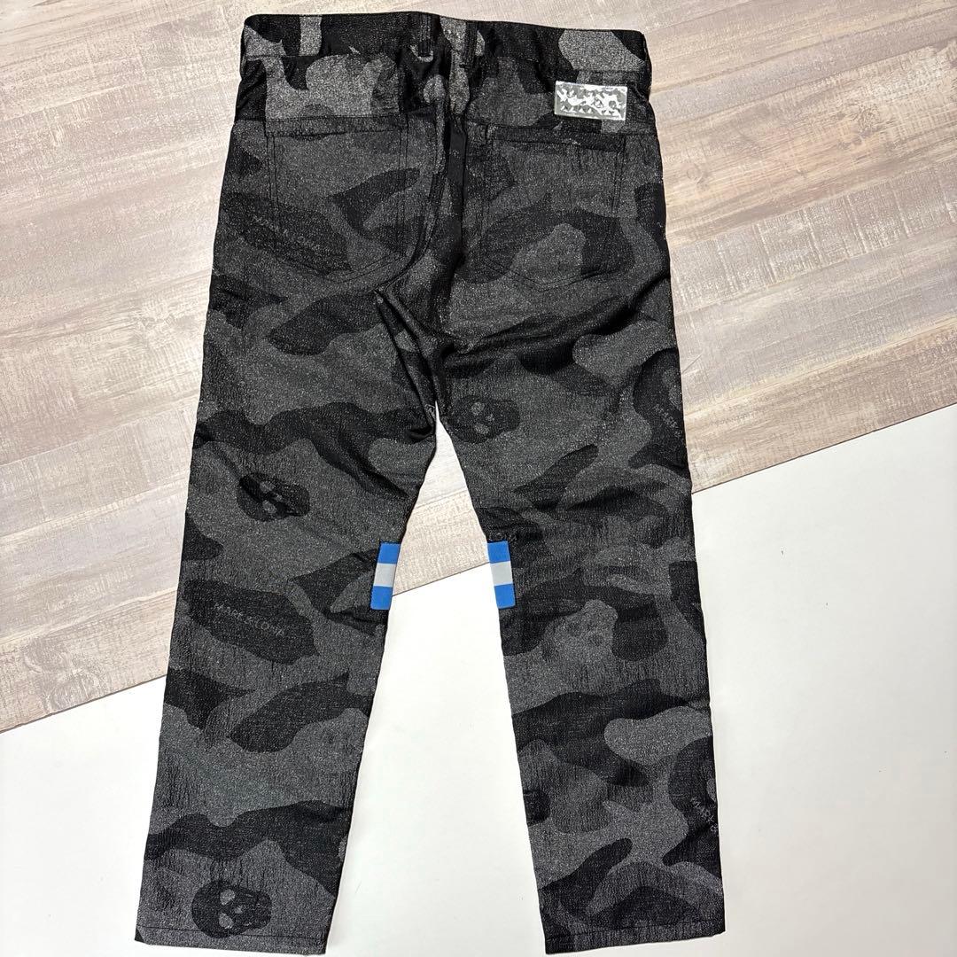 マーク&ロナ★撥水★ロゴ★スカル★カモフラ柄★パンツ 【メンズ サイズXL】