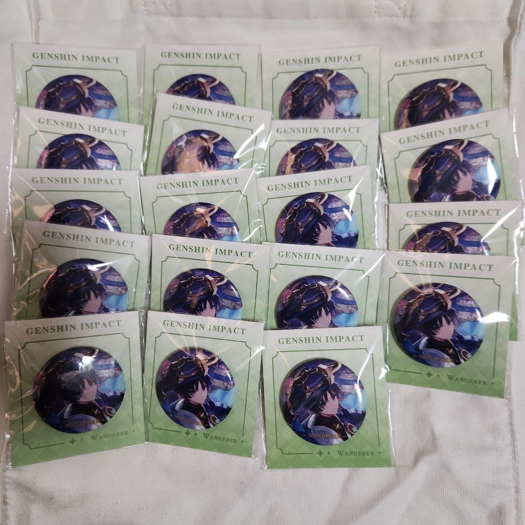 Genshin Impact 原神 放浪者 缶バッジ19個セット