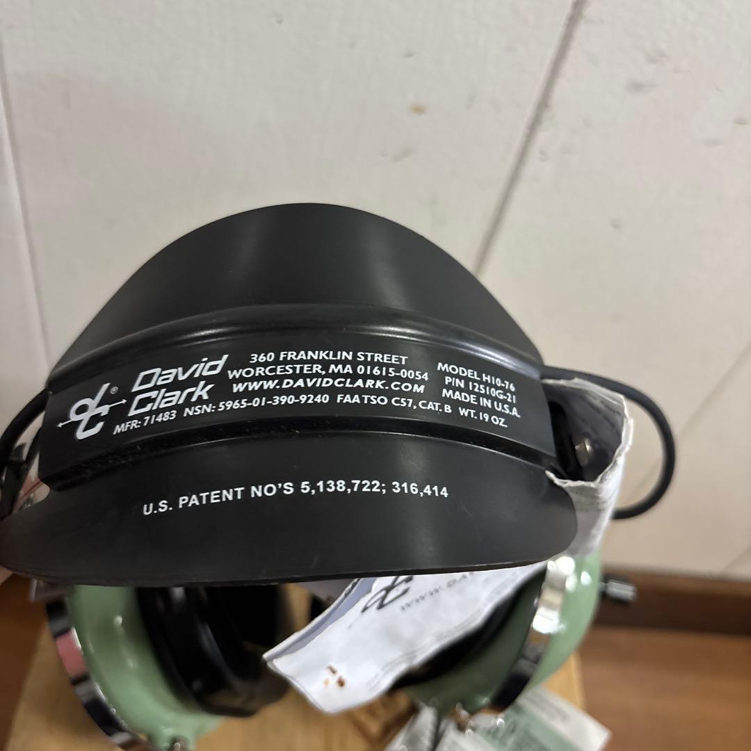 未使用品　米軍　実物　DAVID CLARK ヘッドセット H10-76