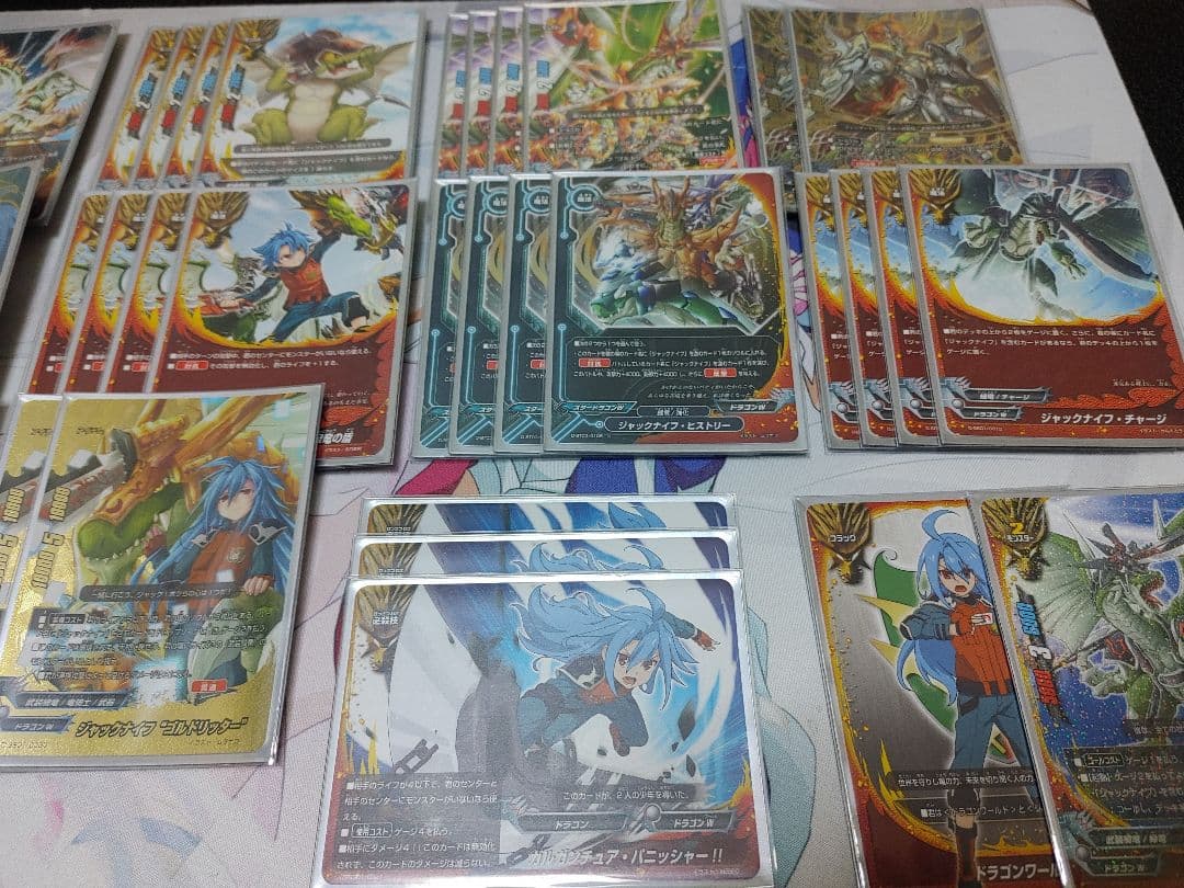 公認大会優勝経験あり 2重スリーブ付き バディファイト ジャックナイフ デッキ