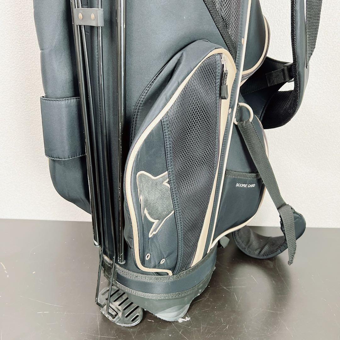 マンシングウェア スタンドキャディバッグ 8分割 9型相当 フード付ペンギンロゴ