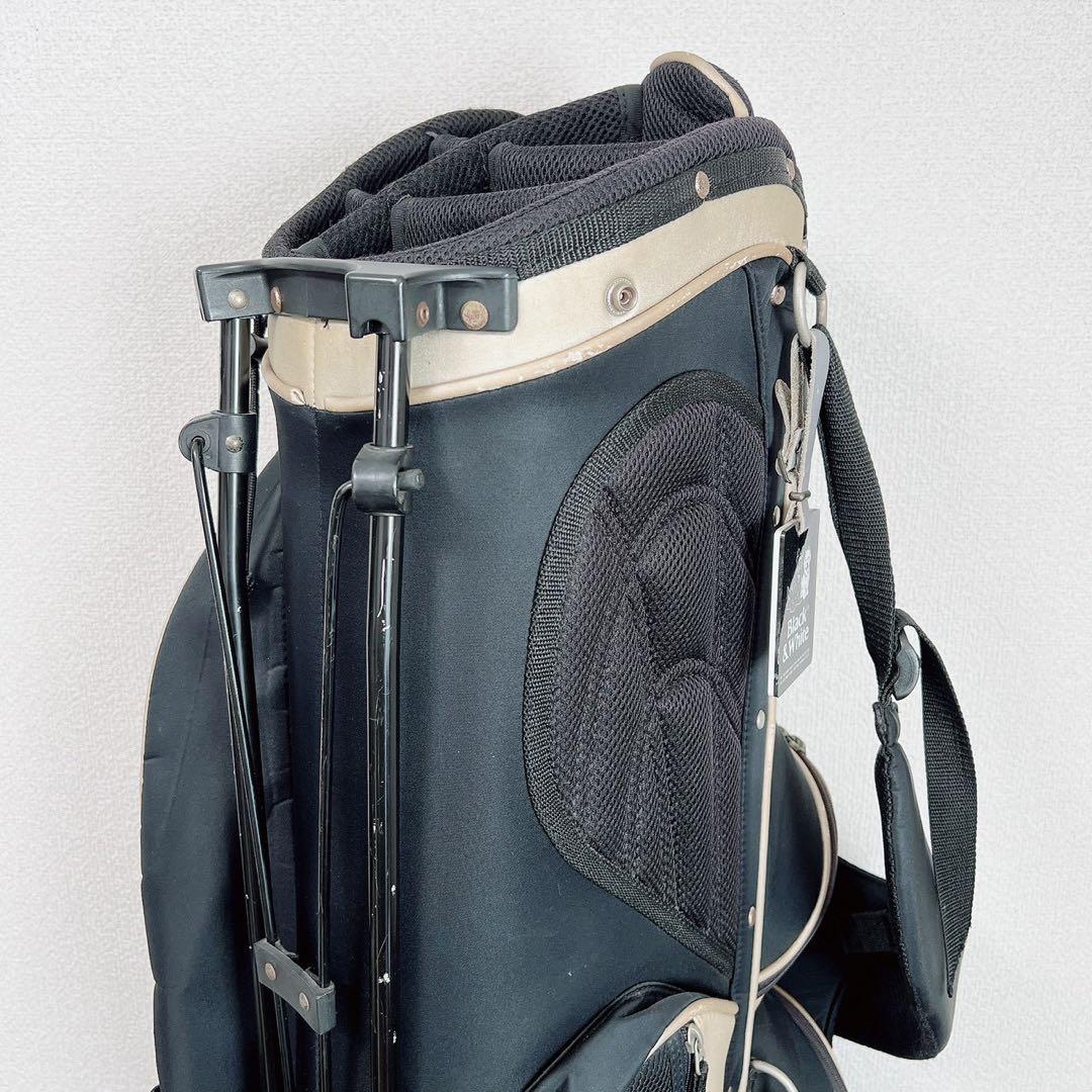 マンシングウェア スタンドキャディバッグ 8分割 9型相当 フード付ペンギンロゴ