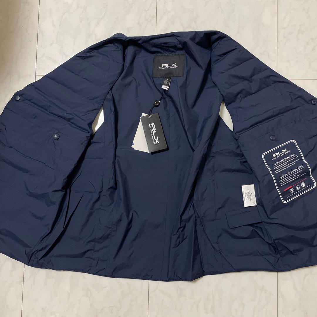 【新品未使用】RLX アールエルエックス ダウンベスト ネイビー L