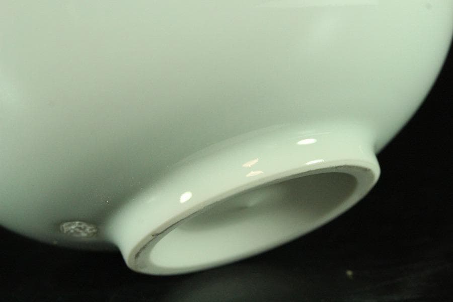 茶道具 抹茶碗 紅彩山 煎茶 作家物 在名 美品 共箱(K-YC422)