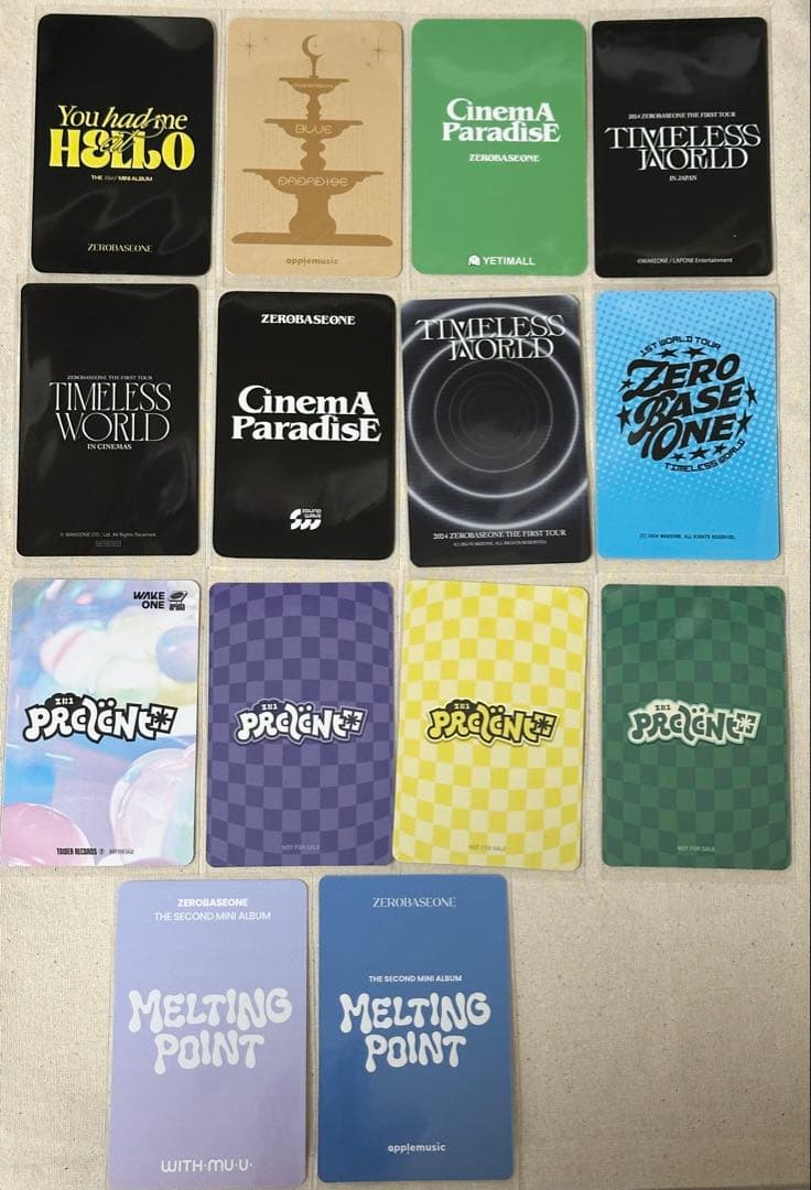 ソンハンビン ハンビン トレカ 14点セット