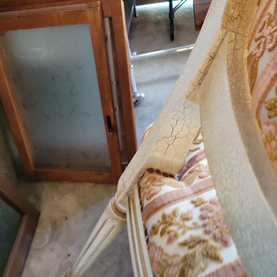 送料込み　アンティーク　フレンチスタイル ソファ ベージュ・ゴールド系