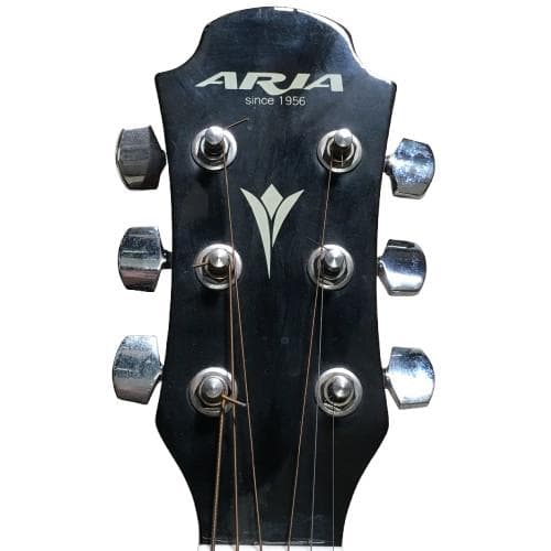 Y USED エレアコ ギター ARIA AMB-35 電池不要 アリア レッド