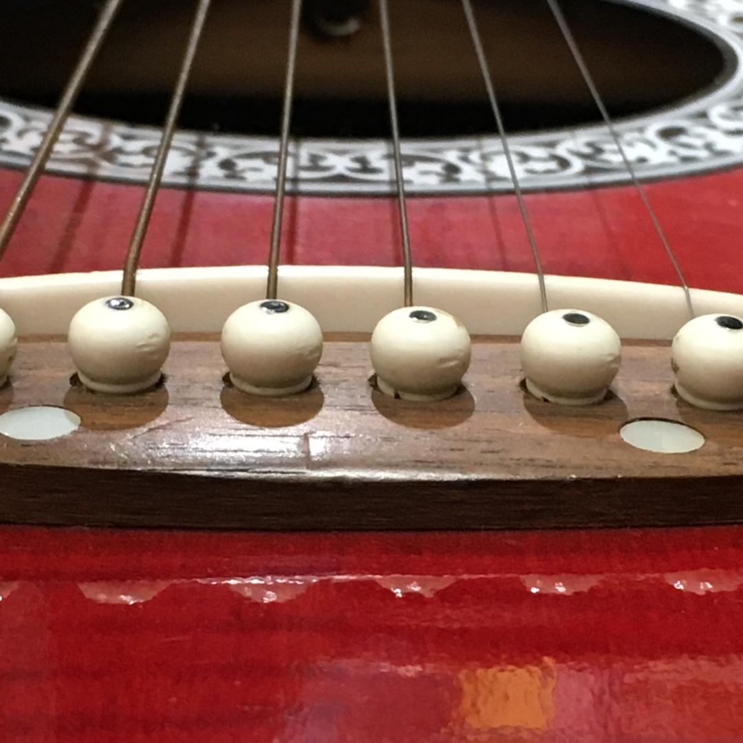 Y USED エレアコ ギター ARIA AMB-35 電池不要 アリア レッド