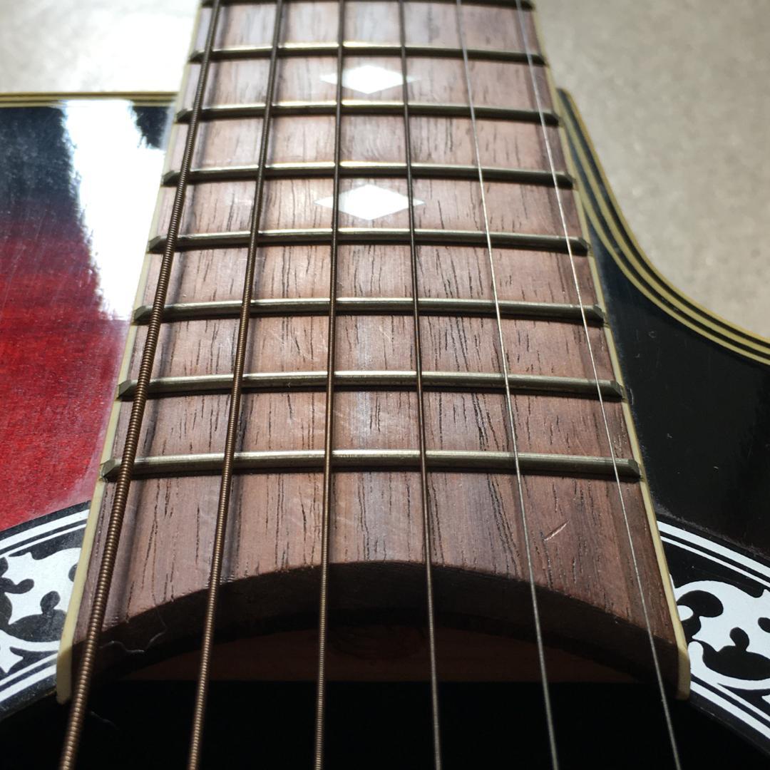 Y USED エレアコ ギター ARIA AMB-35 電池不要 アリア レッド