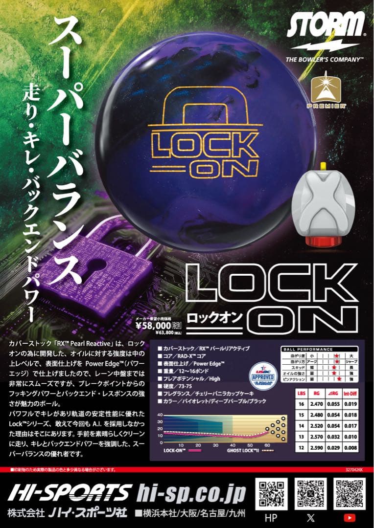 【新品未使用】ロックオン15ポンド