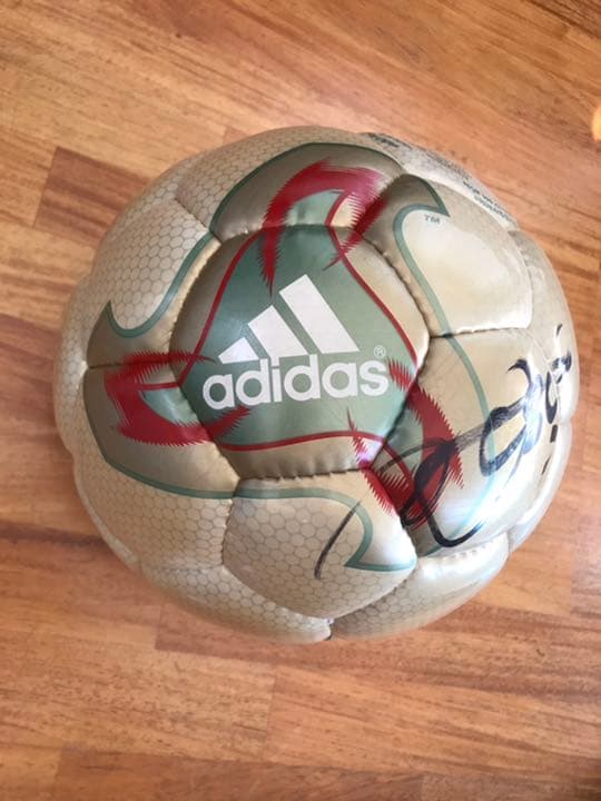 松田直樹選手着用　JOMOCUP2000 サイン入りジャージ　W杯公式球サイン入