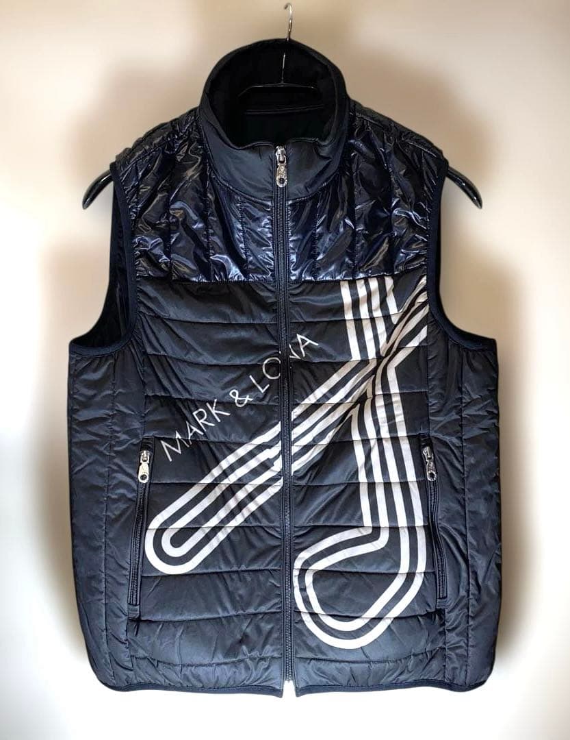 MARK&LONA マークアンドロナ ブラック　中綿 ベスト 48