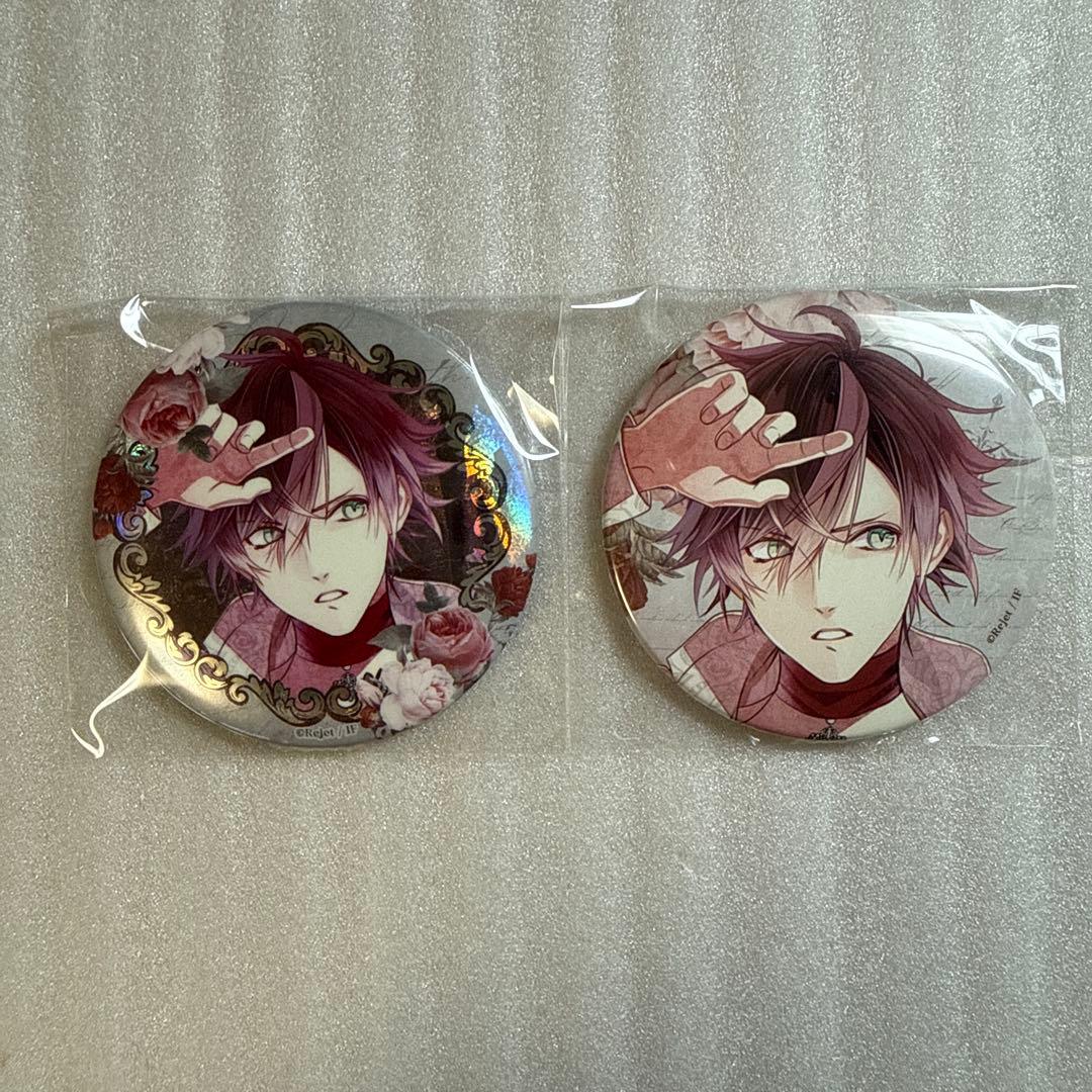 ① 不死の薔薇園 ホロ 缶バッジ 逆巻 アヤト DIABOLIK LOVERS