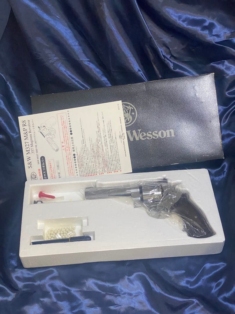 タナカ　S&W M627 ガスリボルバー　キムアーレンズグリップ付き