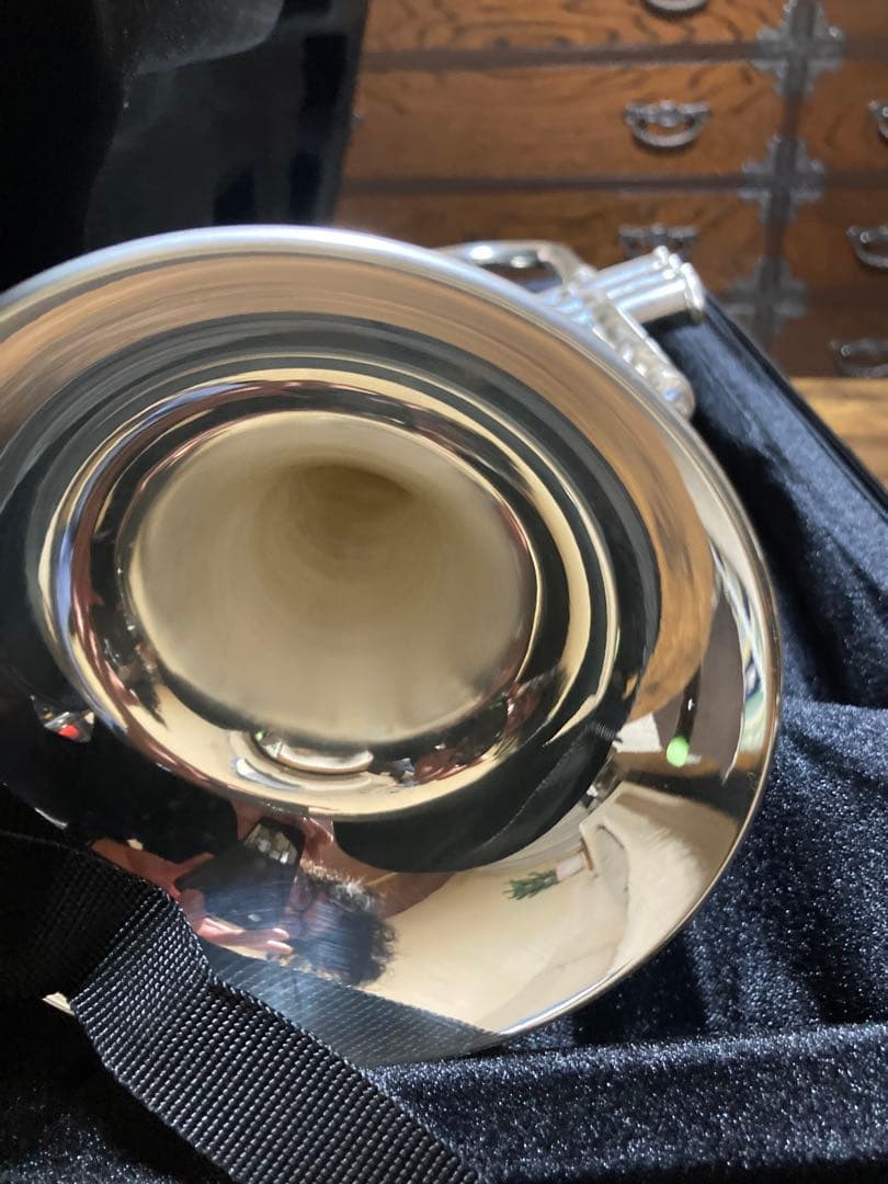 シルバー トランペット本体 ケース付き