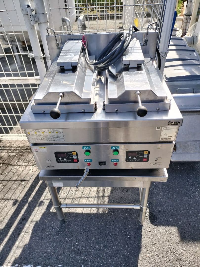 餃子　電気　単相200　グリラー　2連