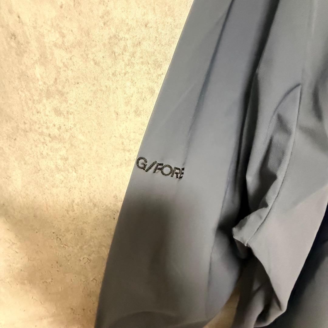 # G/FORE ジーフォア グレー 長袖ハイネックシャツ バックプリント