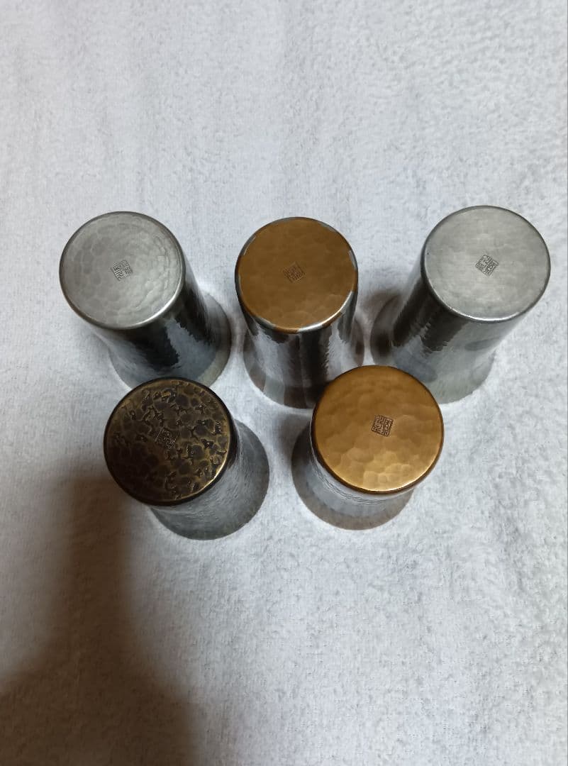 玉川堂ビールカップ５個セット