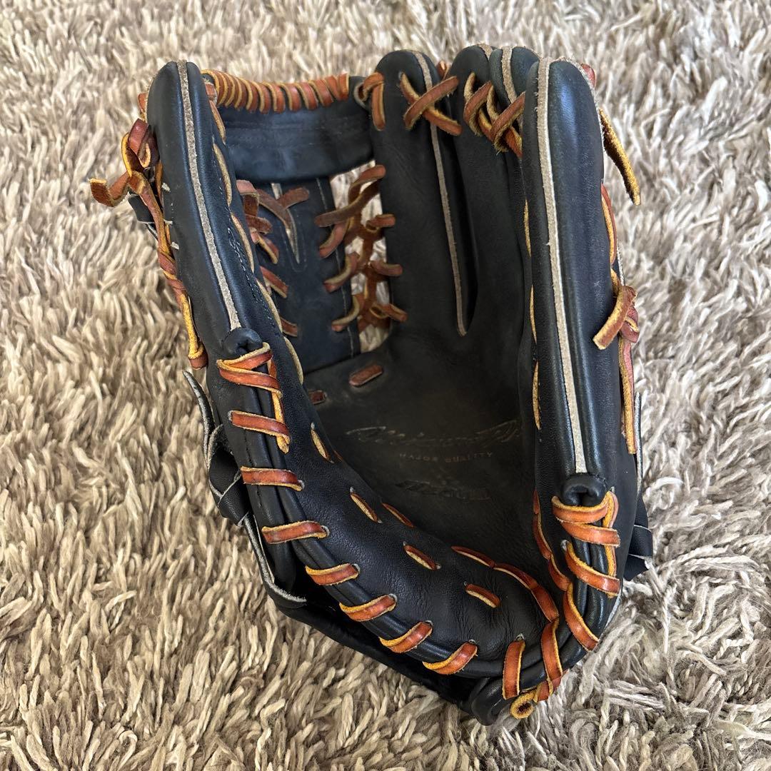 Mizuno 硬式グローブ 黒/茶