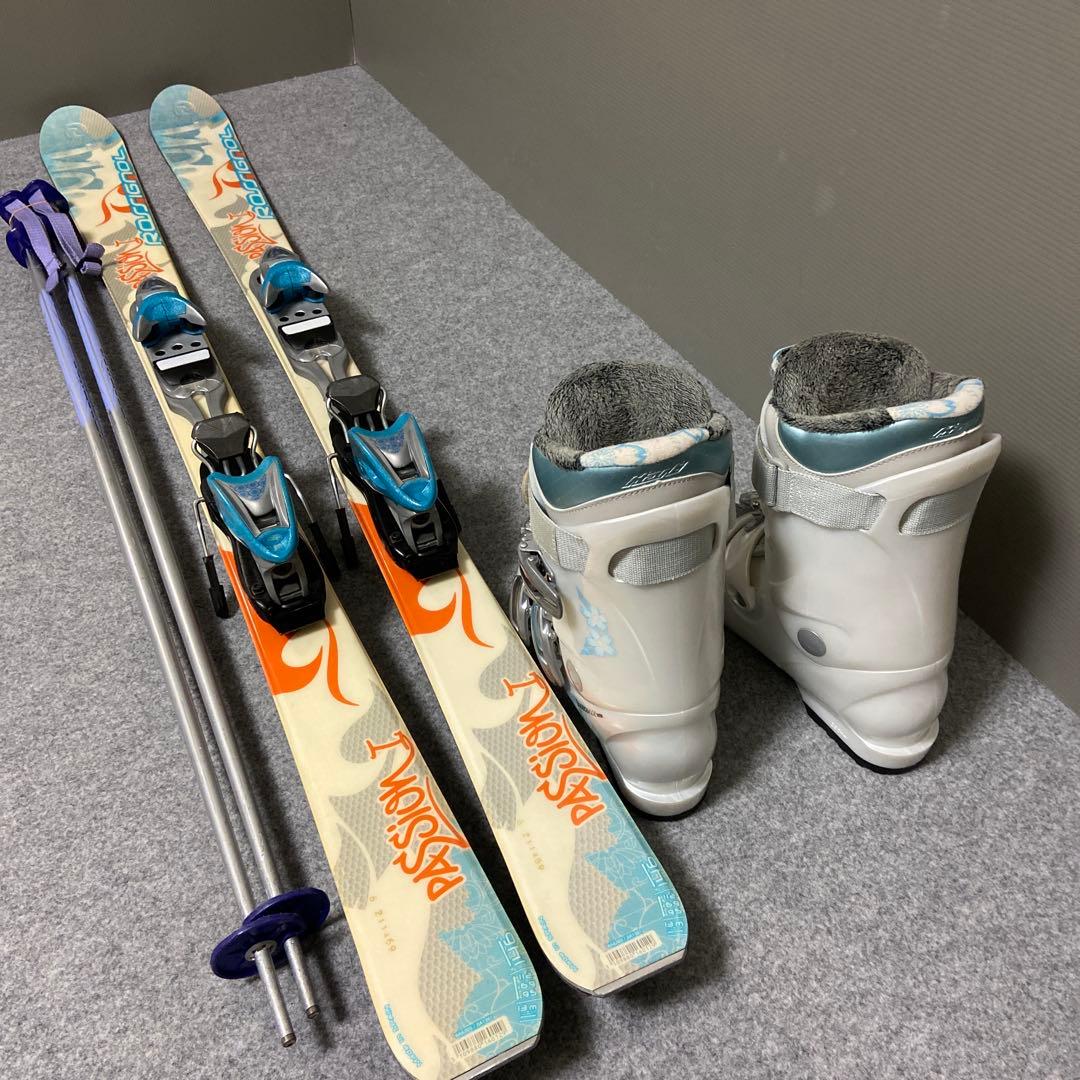 ★メンテナンス済　大人スキーセット 板146cm ブーツ24.5cm