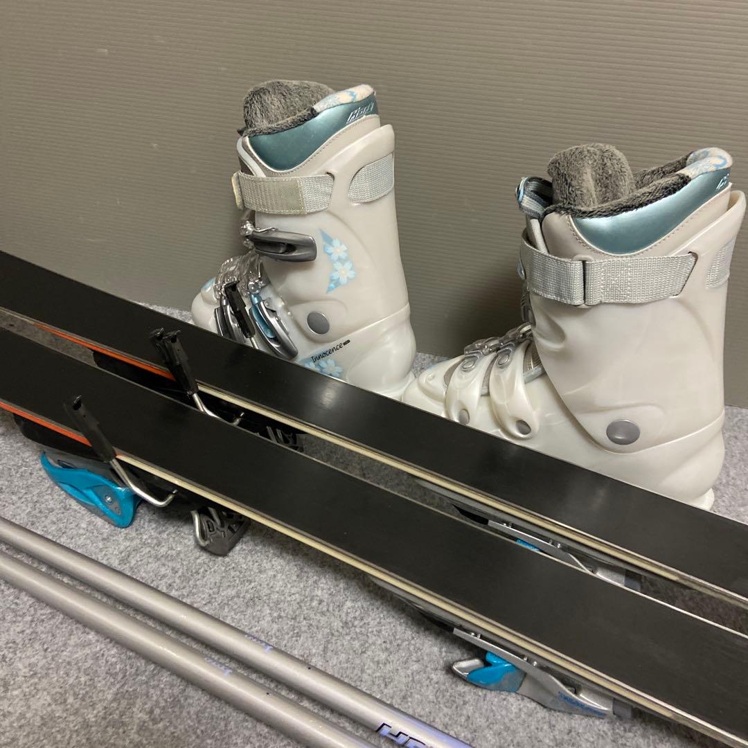 ★メンテナンス済　大人スキーセット 板146cm ブーツ24.5cm