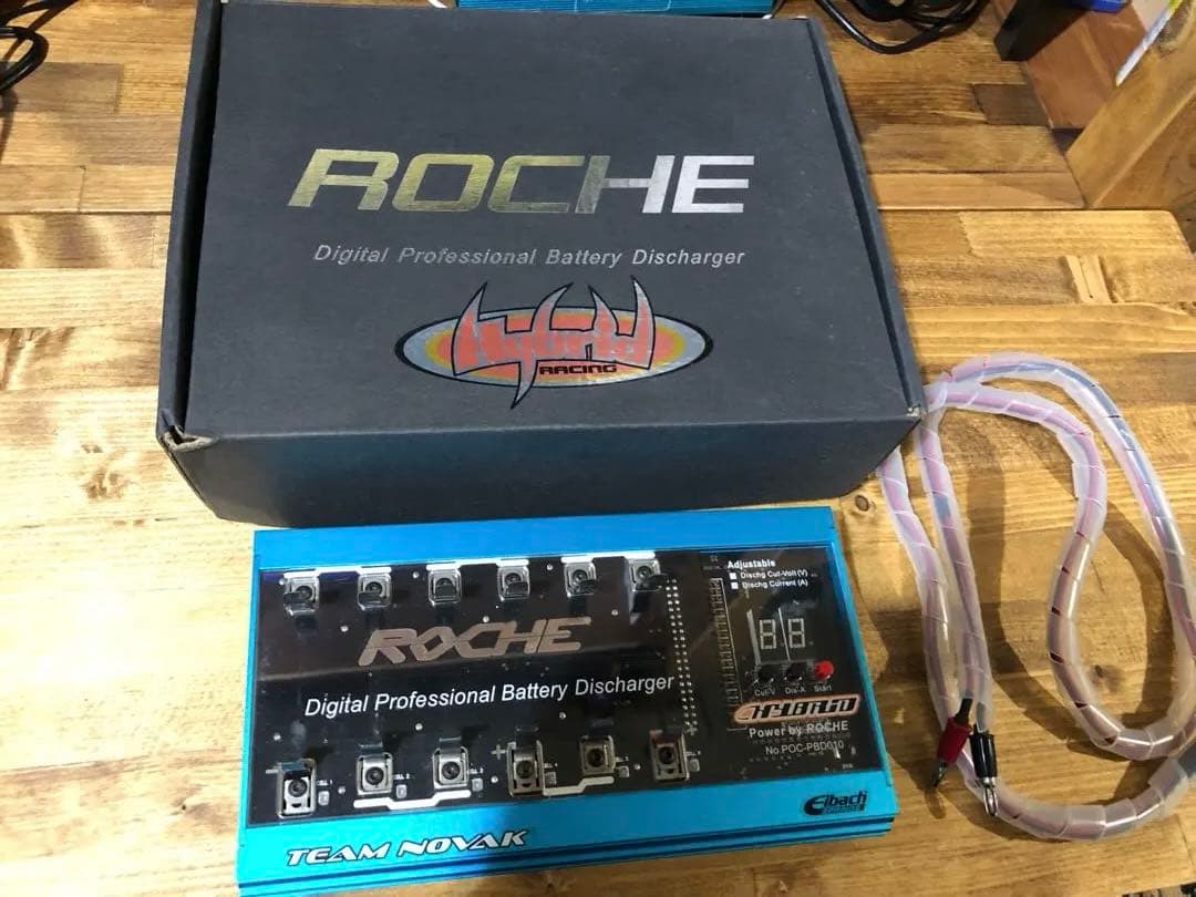 【セール美品】ROCPBD010PR ROCHE バッテリディスチャージャー　青