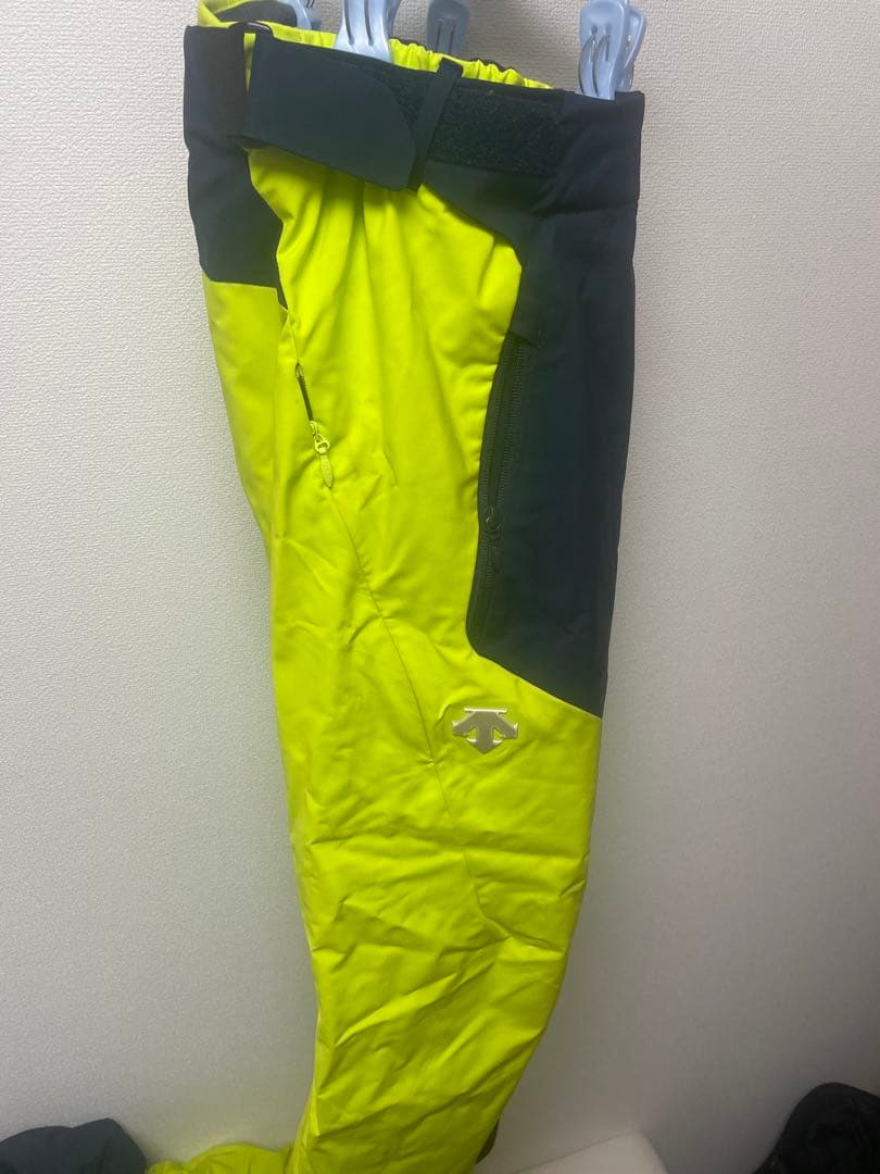 DESCENTE スキーウェア ネイビー/ライムグリーン