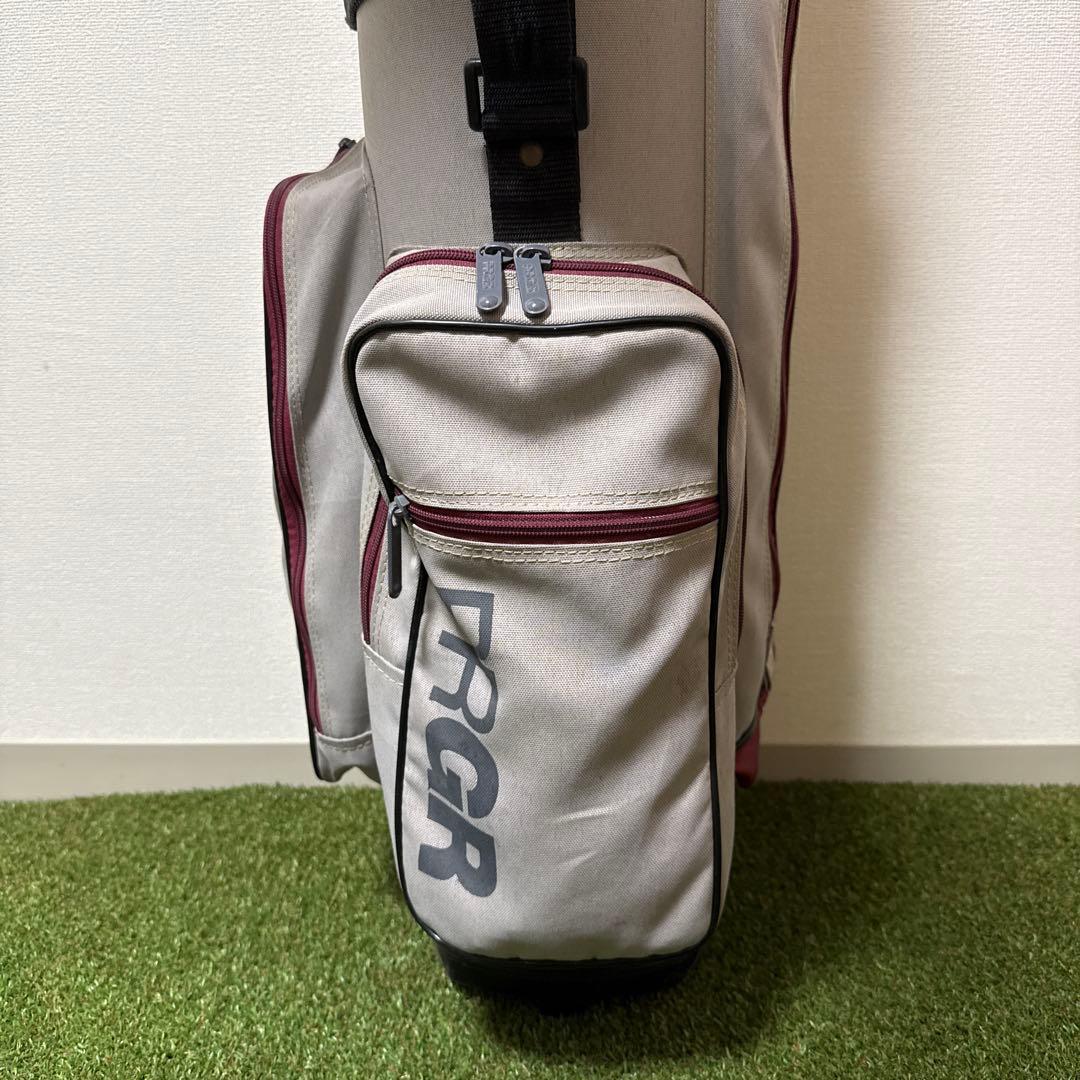 希少 PRGR プロギア キャディバッグ スタンド式 ビンテージ