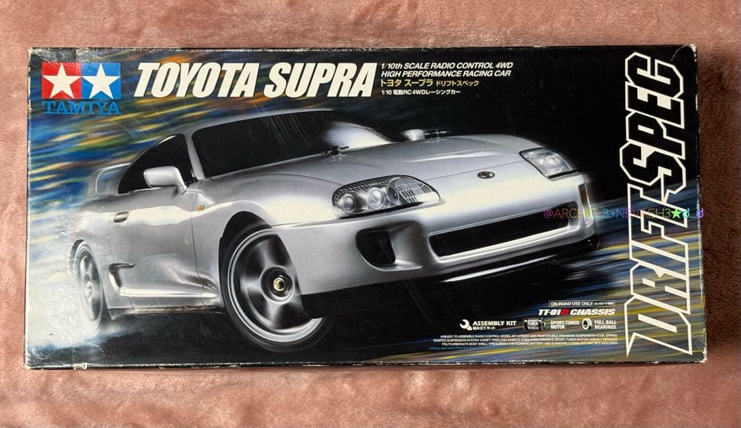 【未組み立て】タミヤ★トヨタスープラ ドリフトスペック TT-01シャーシD