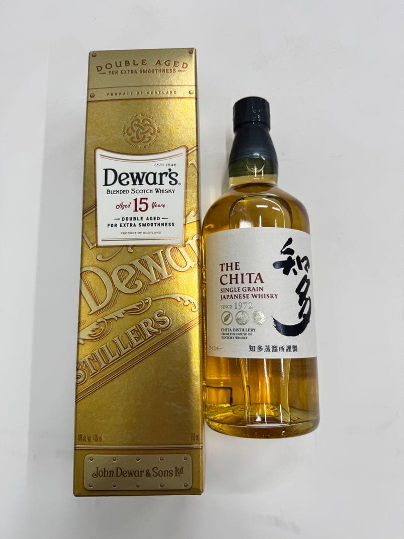 最終値下げ！知多ウイスキー＆デュワーズ15年