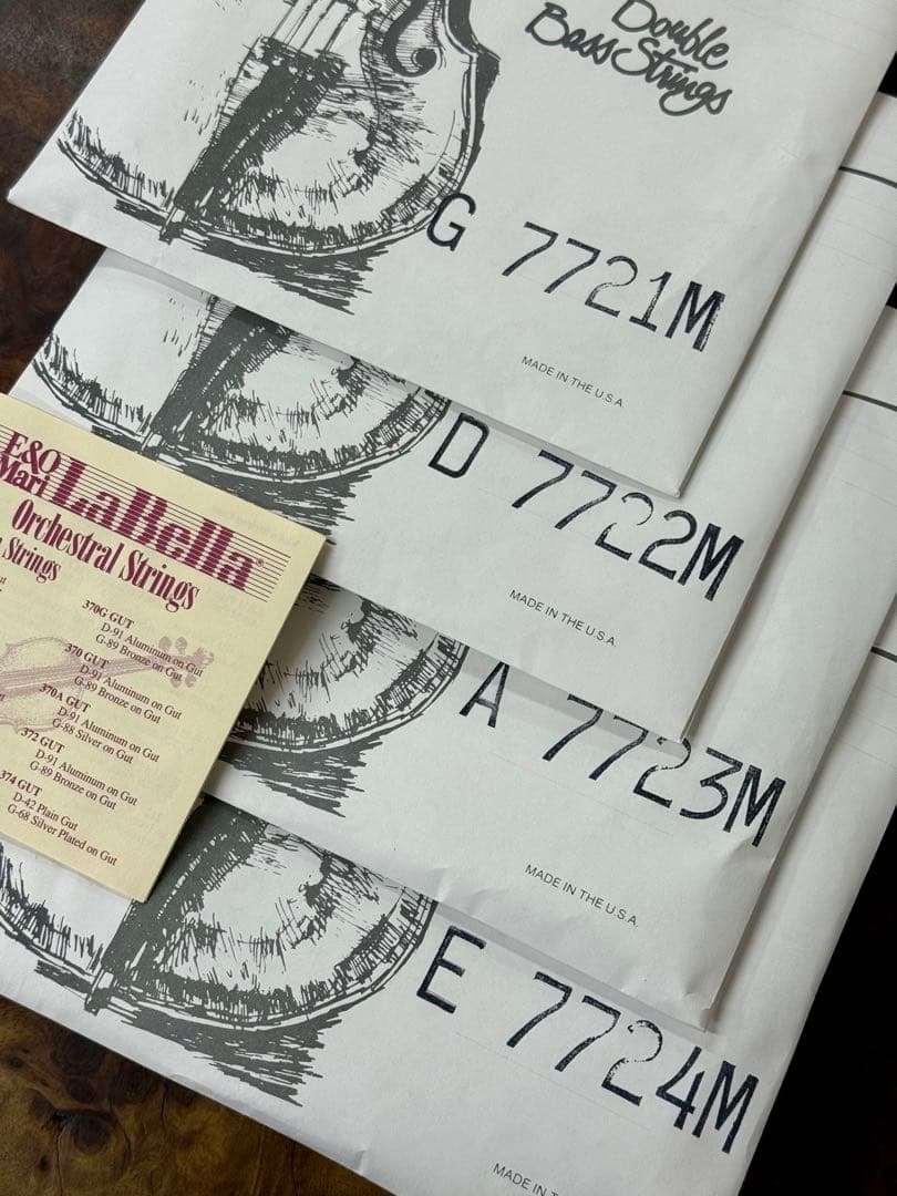 【新品】ラベラ 7720M コントラバス・ウッドベース・アップライトベース弦！