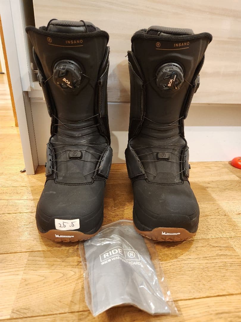 RIDE INSANO ブラック スノーボードブーツ