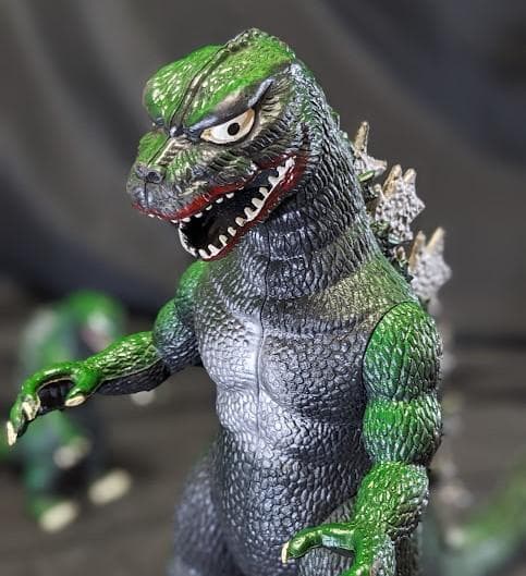 ゴジラ（インペリアル社）ゴム製フィギュア大小２体セット