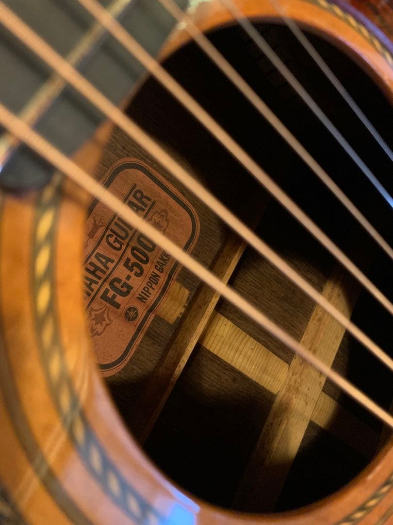 YAMAHA FG-500 赤ラベル　ハカランダ　貫禄美響 稀少個体