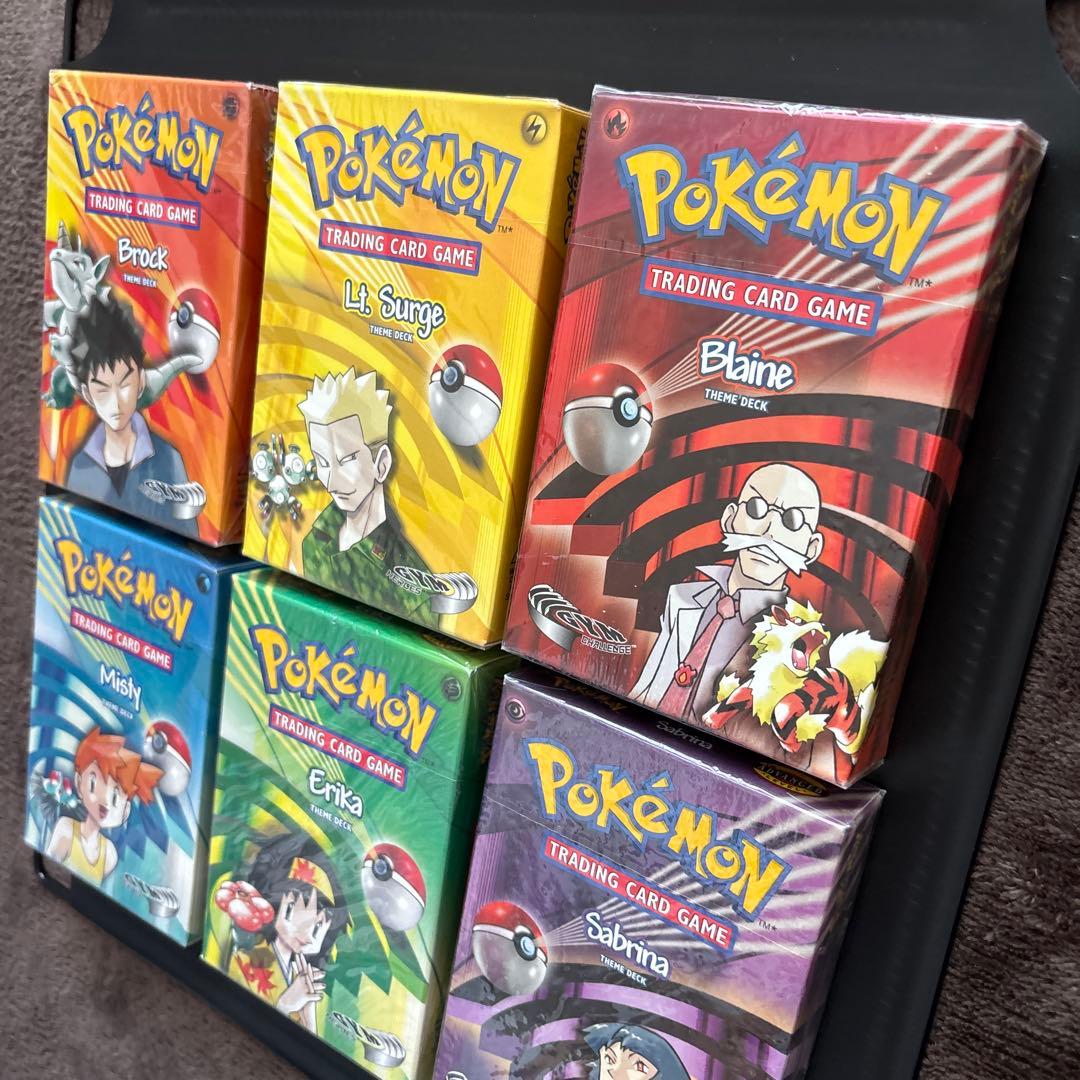 ザ*メ様 ポケモンカード　ジムリーダーセット 6種　海外版　新品　未使用　シュリ