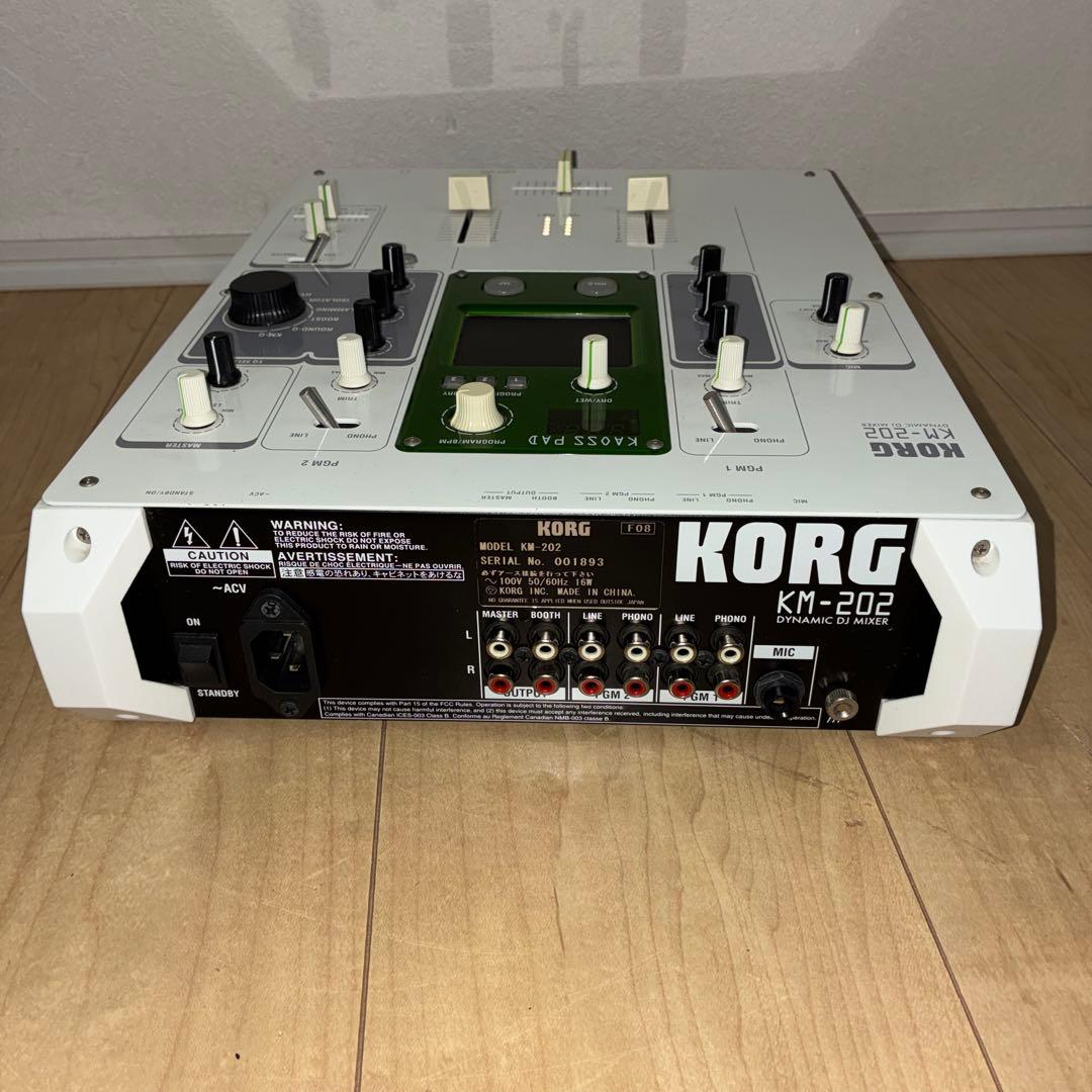 希少動作品！　KORG KM２０２　DJミキサー　KAOSS PAD