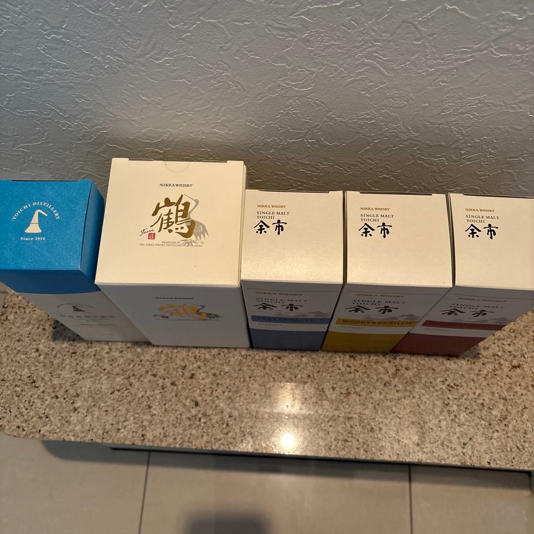 【希少】ニッカウヰスキー 余市蒸溜所5本セット